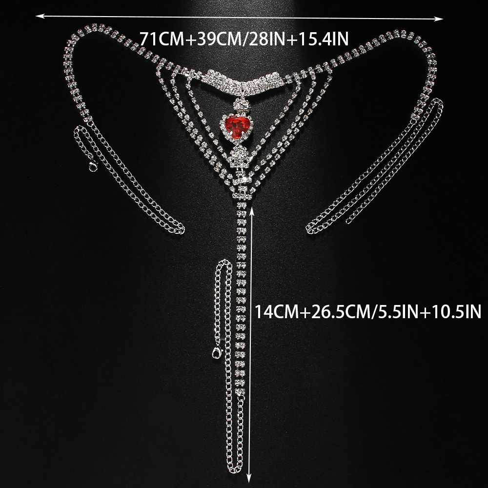 Stonefans coração vermelho jói - Thong Bikini Women avaliação e preço