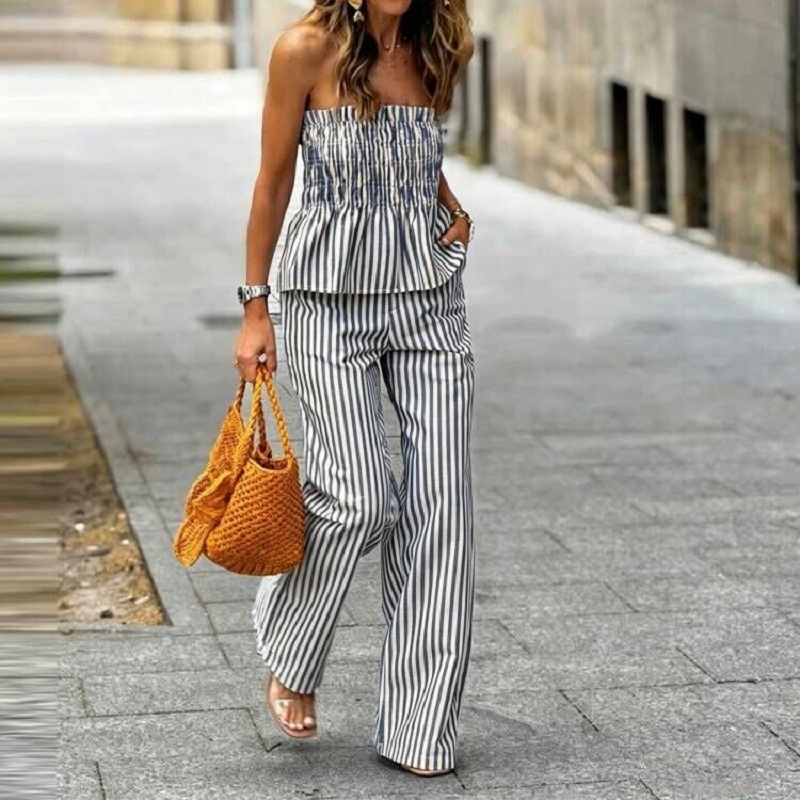 Conjunto de Verão com Estampa  - Strapless Bra Backless avaliação e preço